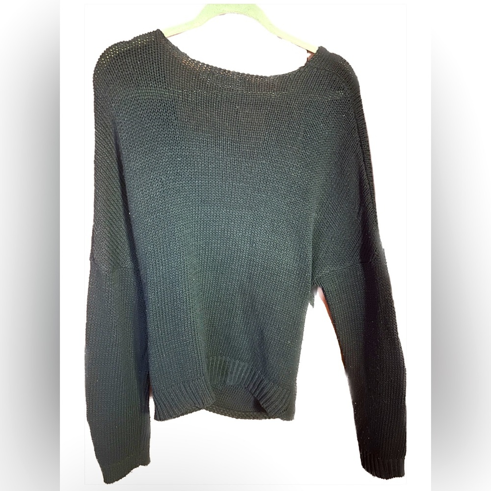 ASTR black XL sweater that crosses in front - Picture 4 of 4